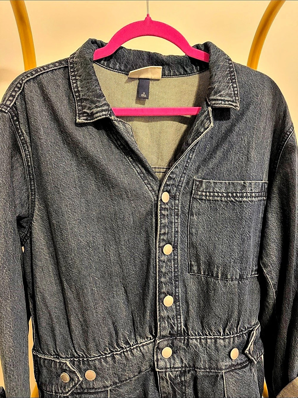 Universal Thread Denim Romper - Picture 2 of 5